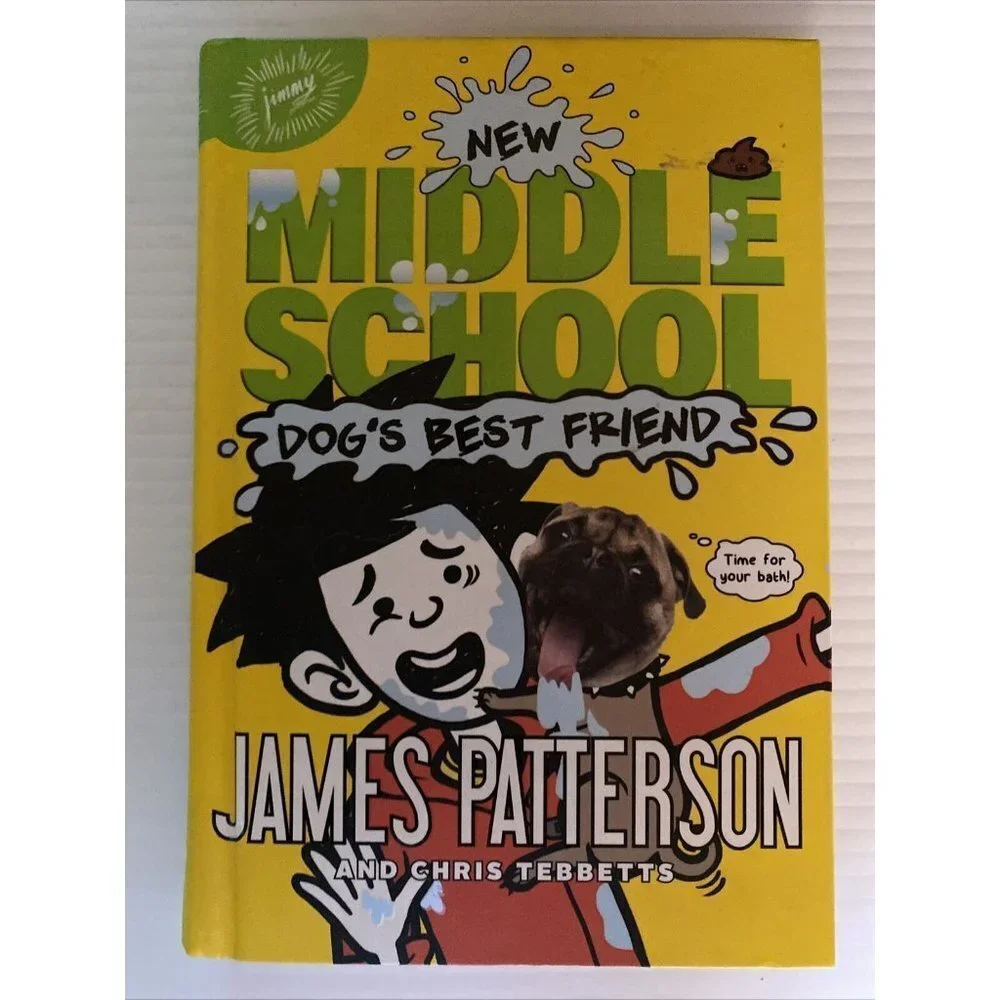 MIDDLE SCHOOL #10 Hero To Zero & #8 Dog’s Best by James Patterson Lot Of 2